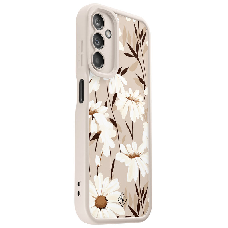 Casimoda Samsung Galaxy A14 beige case - In bloom
