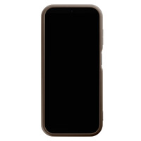 Casimoda Samsung Galaxy A14 bruine case - Abstract faces