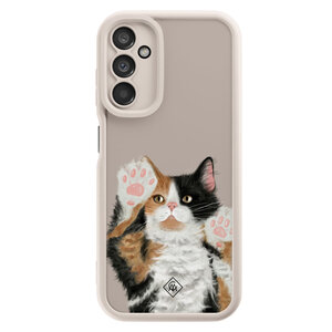 Casimoda Samsung Galaxy A14 beige case - Kat