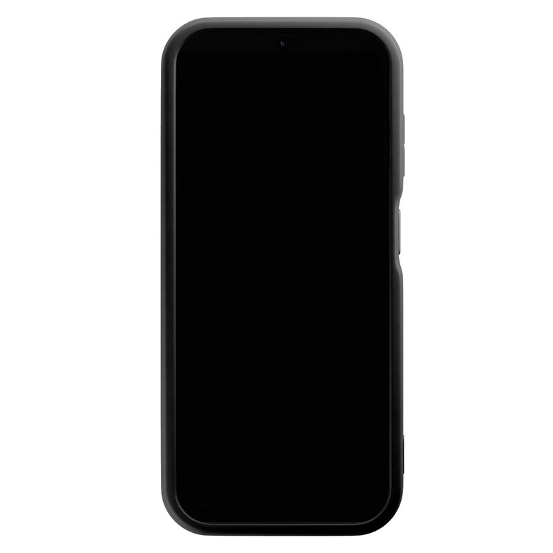 Casimoda Samsung Galaxy A14 zwarte case - Monstera leaves