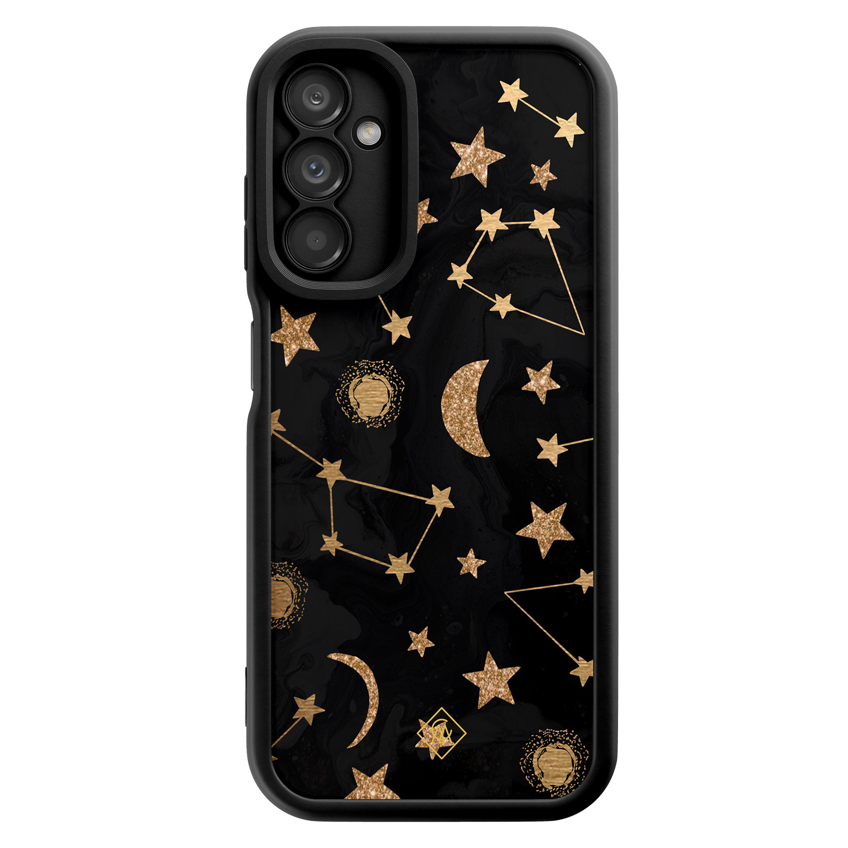 Samsung Galaxy A14 zwarte case - Constellations