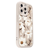 Casimoda iPhone 15 Pro Max beige case - In bloom