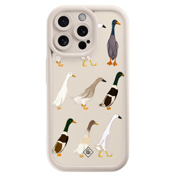 Casimoda iPhone 15 Pro Max beige case - Duck life