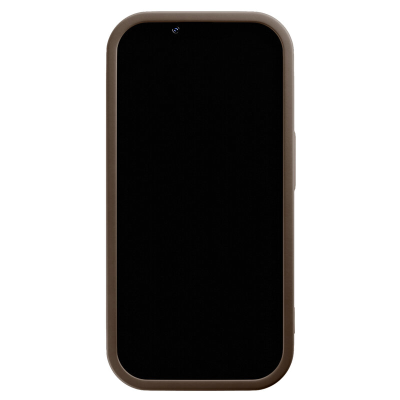 Casimoda iPhone 15 Pro Max bruine case - Leopard abstract