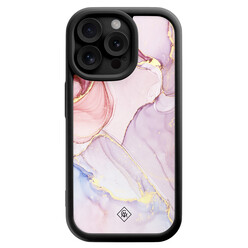 Casimoda iPhone 15 Pro Max zwarte case - Purple sky
