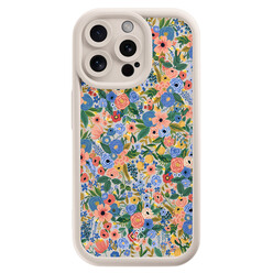 Casimoda iPhone 15 Pro Max beige case - Floral garden