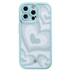 Casimoda iPhone 15 Pro Max blauwe case - Hart blauw