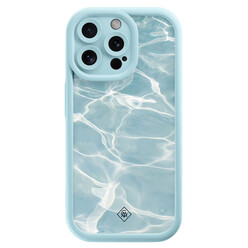 Casimoda iPhone 15 Pro Max blauwe case - Aqua wave