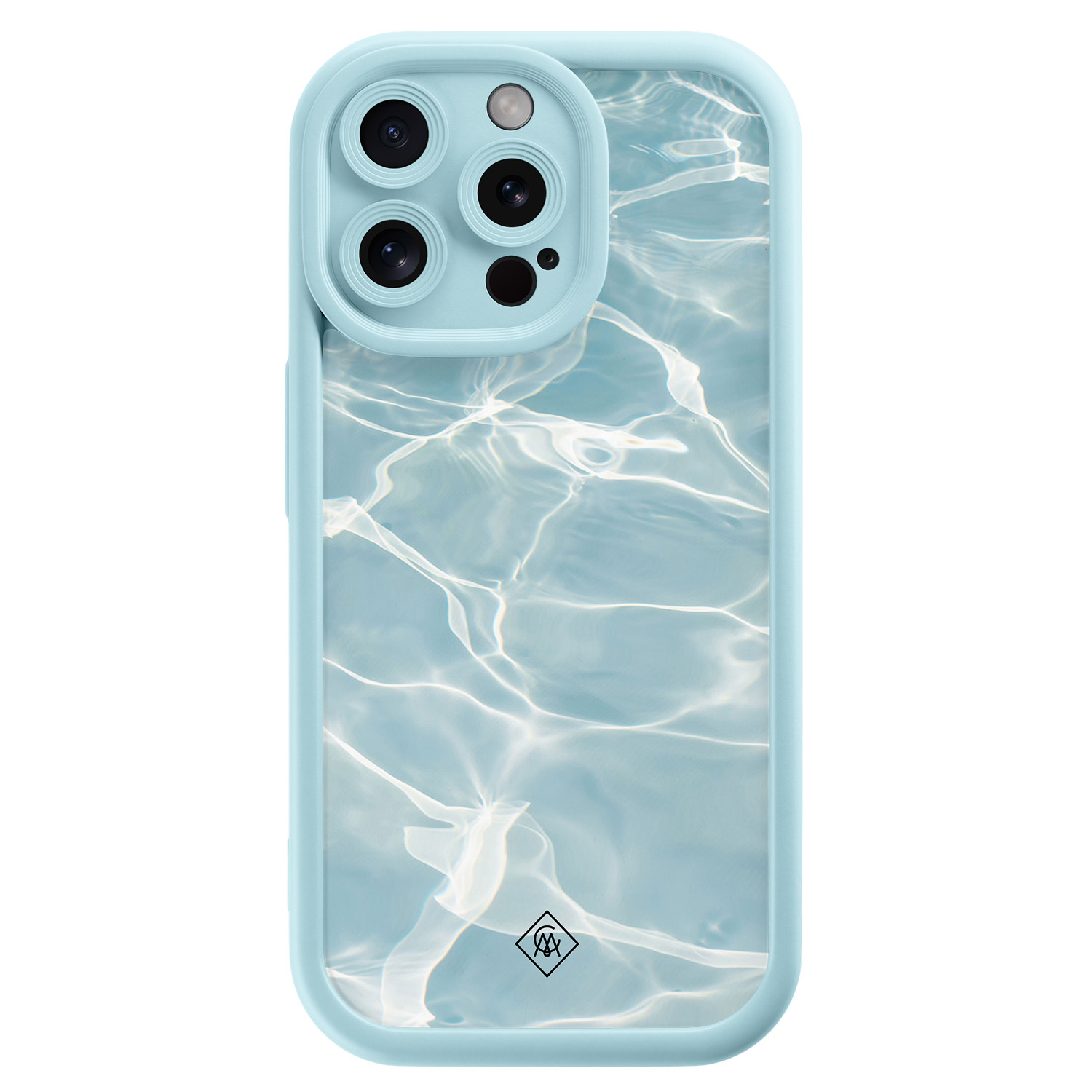 iPhone 15 Pro Max blauwe case - Aqua wave