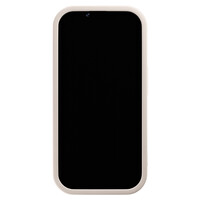 Casimoda iPhone 15 Pro beige case - Palmy leaves beige