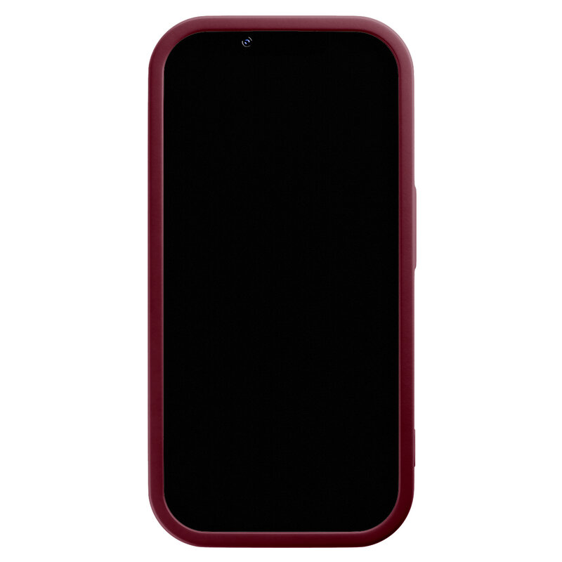 Casimoda iPhone 15 Pro rode case - Luipaard jungle