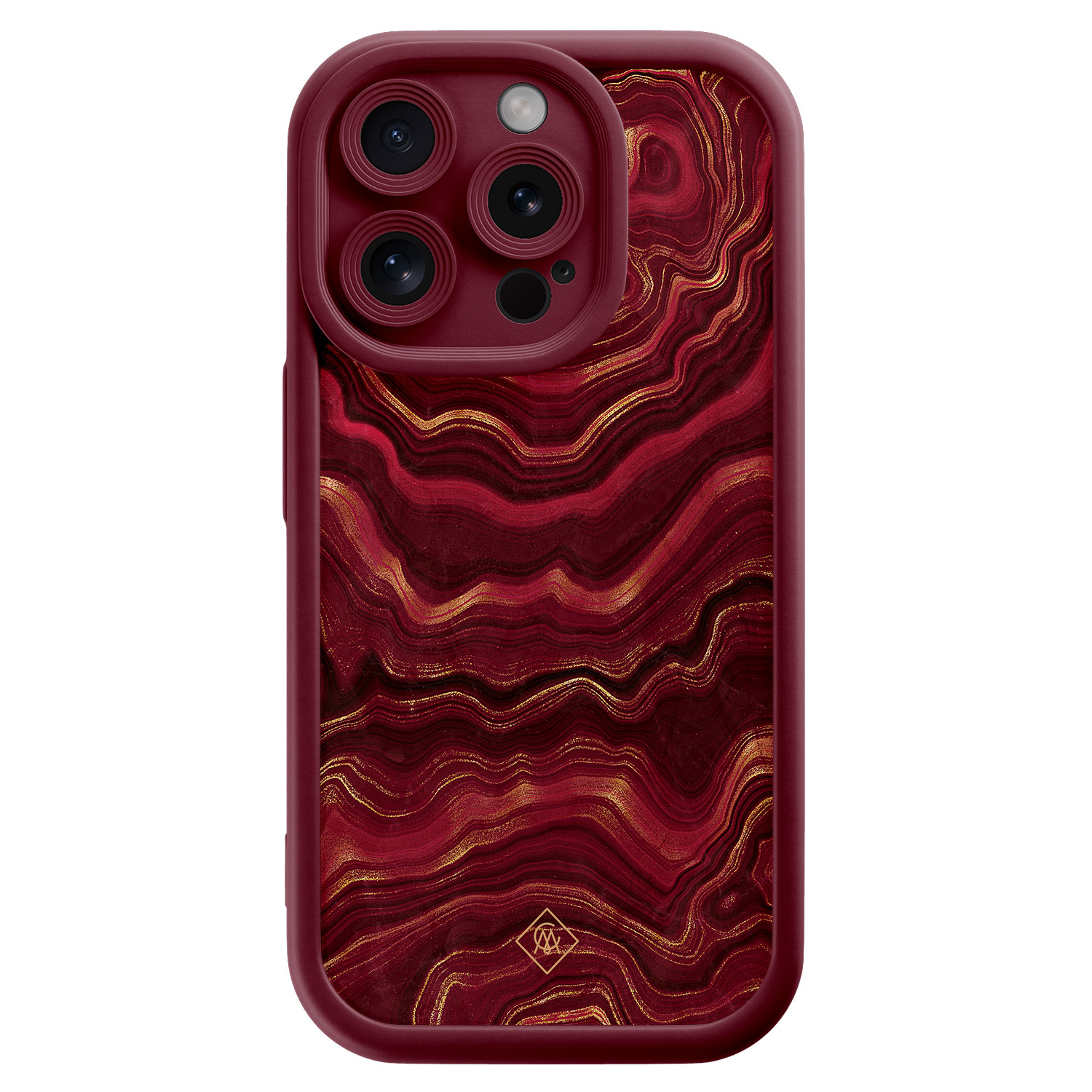 iPhone 15 Pro rode case - Agate rood