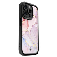 Casimoda iPhone 15 Pro zwarte case - Purple sky