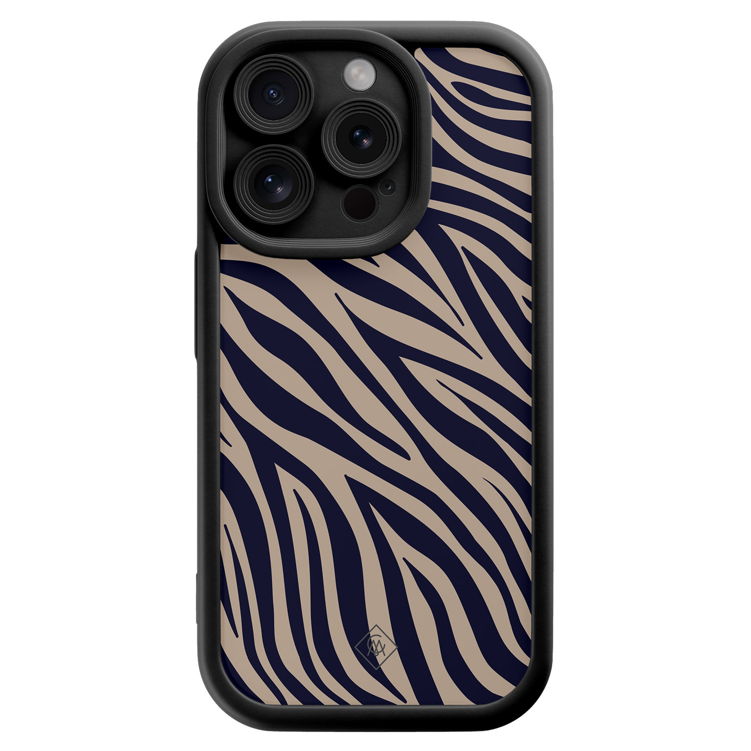 iPhone 15 Pro zwarte case - Wavy twist