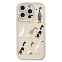 Casimoda iPhone 14 Pro beige case - Duck life