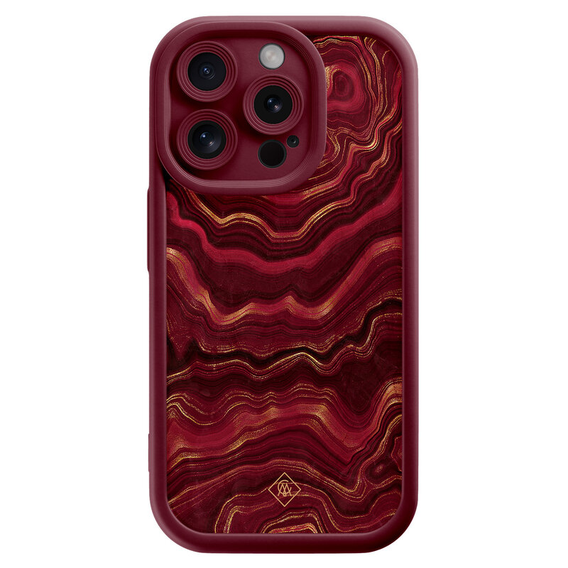 Casimoda iPhone 14 Pro rode case - Agate rood
