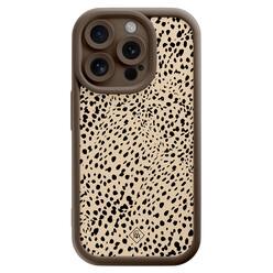 Casimoda iPhone 14 Pro bruine case - Spot on