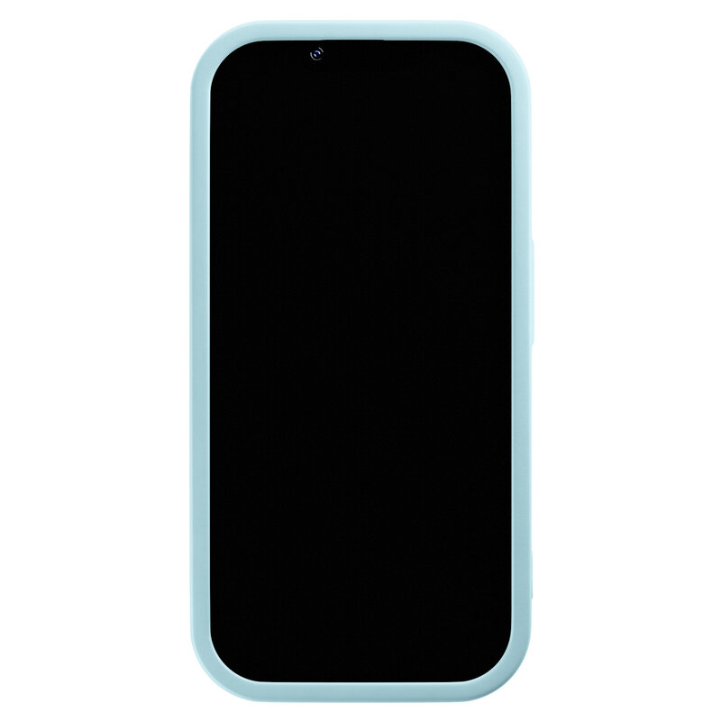 Casimoda iPhone 14 Pro blauwe case - Japandi waves