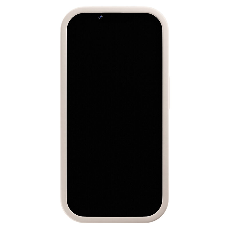 Casimoda iPhone 14 Pro beige case - Marmer goud