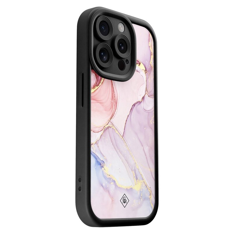 Casimoda iPhone 13 Pro zwarte case - Purple sky
