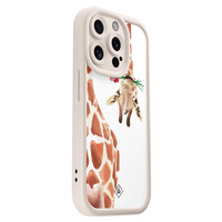 Casimoda iPhone 13 Pro beige case - Giraffe