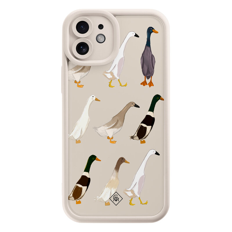 Casimoda iPhone 11 beige case - Duck life
