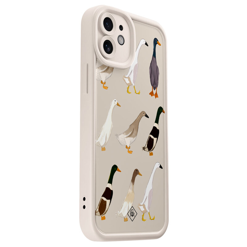 Casimoda iPhone 11 beige case - Duck life