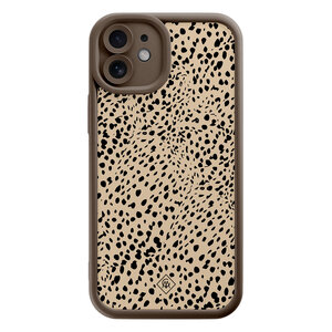 Casimoda iPhone 11 bruine case - Spot on