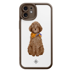 Casimoda iPhone 11 bruine case - Labradoodle