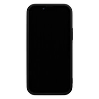 Casimoda iPhone 11 zwarte case - Hart swirl paars