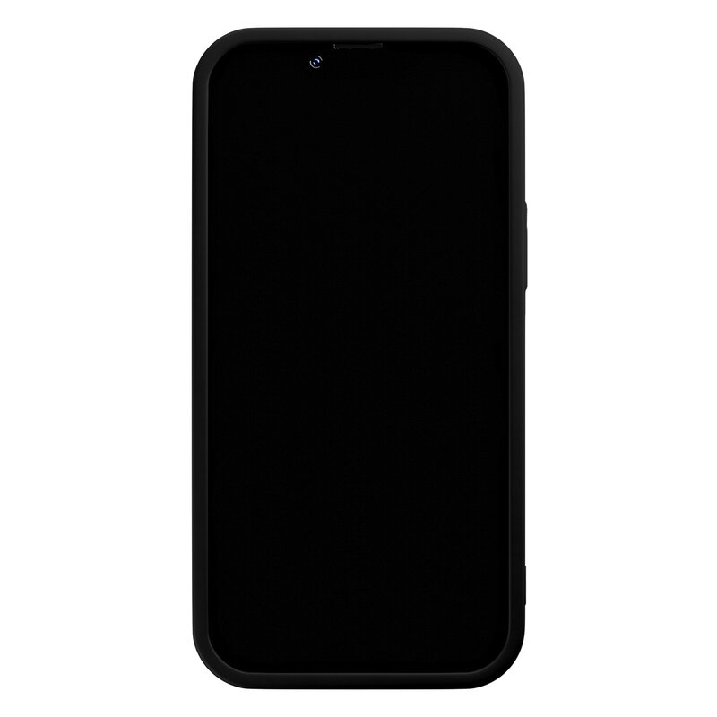 Casimoda iPhone 11 zwarte case - Marmer paars