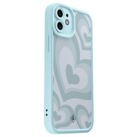 Casimoda iPhone 11 blauwe case - Hart blauw