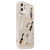 Casimoda iPhone 12 beige case - Duck life