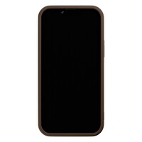 Casimoda iPhone 12 bruine case - Abstract faces