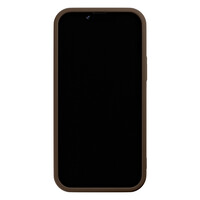 Casimoda iPhone 12 bruine case - Leopard abstract