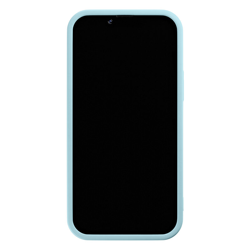 Casimoda iPhone 12 blauwe case - Hart blauw