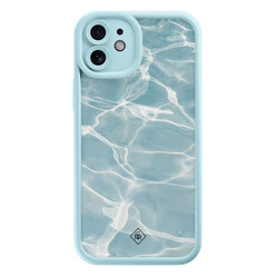 Casimoda iPhone 12 blauwe case - Aqua wave