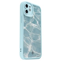 Casimoda iPhone 12 blauwe case - Aqua wave