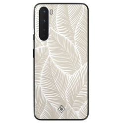 Casimoda OnePlus Nord hoesje - Palmy leaves beige