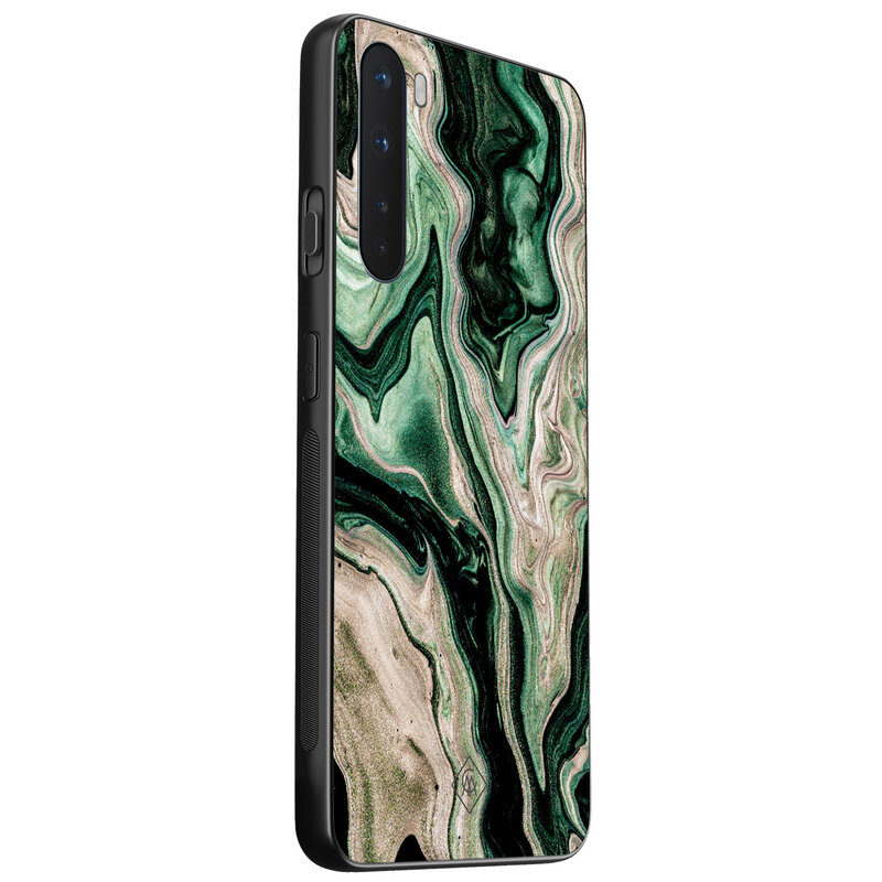 Casimoda OnePlus Nord hoesje - Green waves