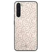 Casimoda OnePlus Nord hoesje - Ivory abstraction