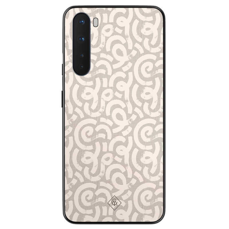 Casimoda OnePlus Nord hoesje - Ivory abstraction