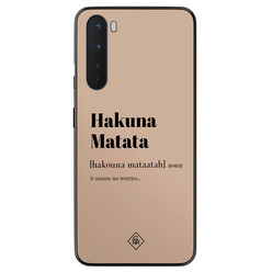 Casimoda OnePlus Nord hoesje - Hakuna matata