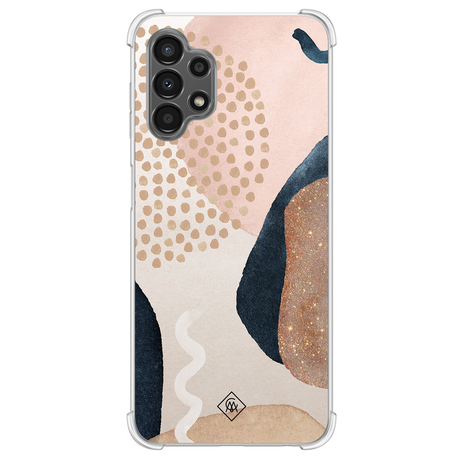 Samsung Galaxy A13 4G shockproof hoesje - Abstract dots