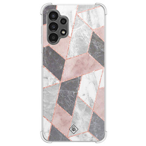 Casimoda Samsung Galaxy A13 4G shockproof hoesje - Stone grid