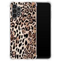 Casimoda Samsung Galaxy A13 4G shockproof hoesje - Golden wildcat