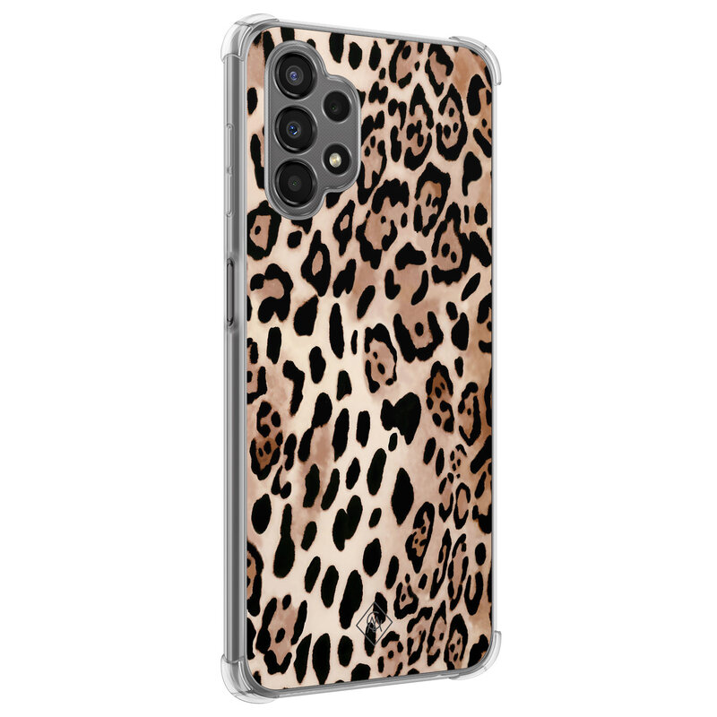 Casimoda Samsung Galaxy A13 4G shockproof hoesje - Golden wildcat