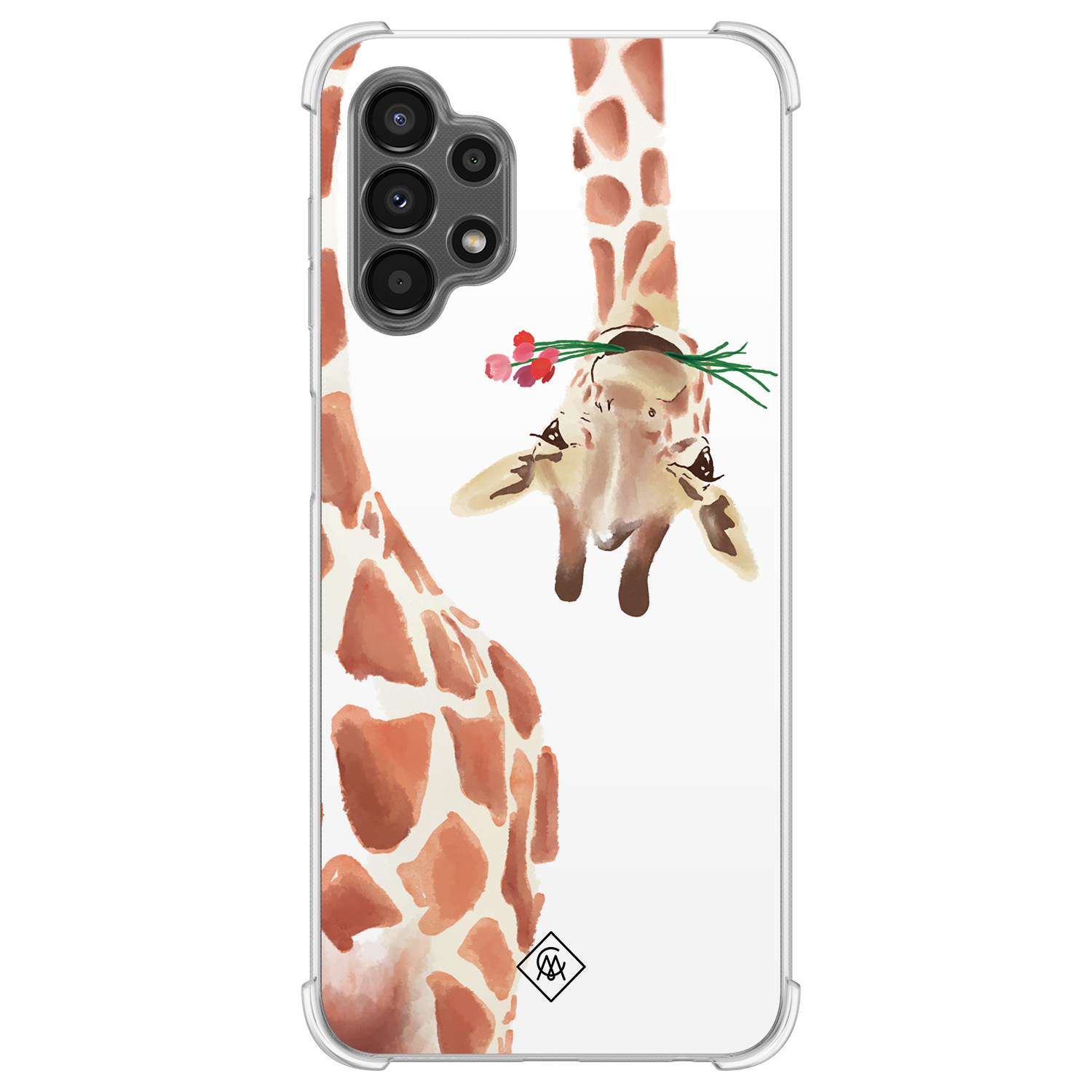 Samsung Galaxy A13 4G shockproof hoesje Giraffe