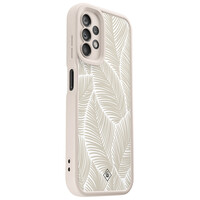 Casimoda Samsung Galaxy A13 4G beige case - Palmy leaves beige