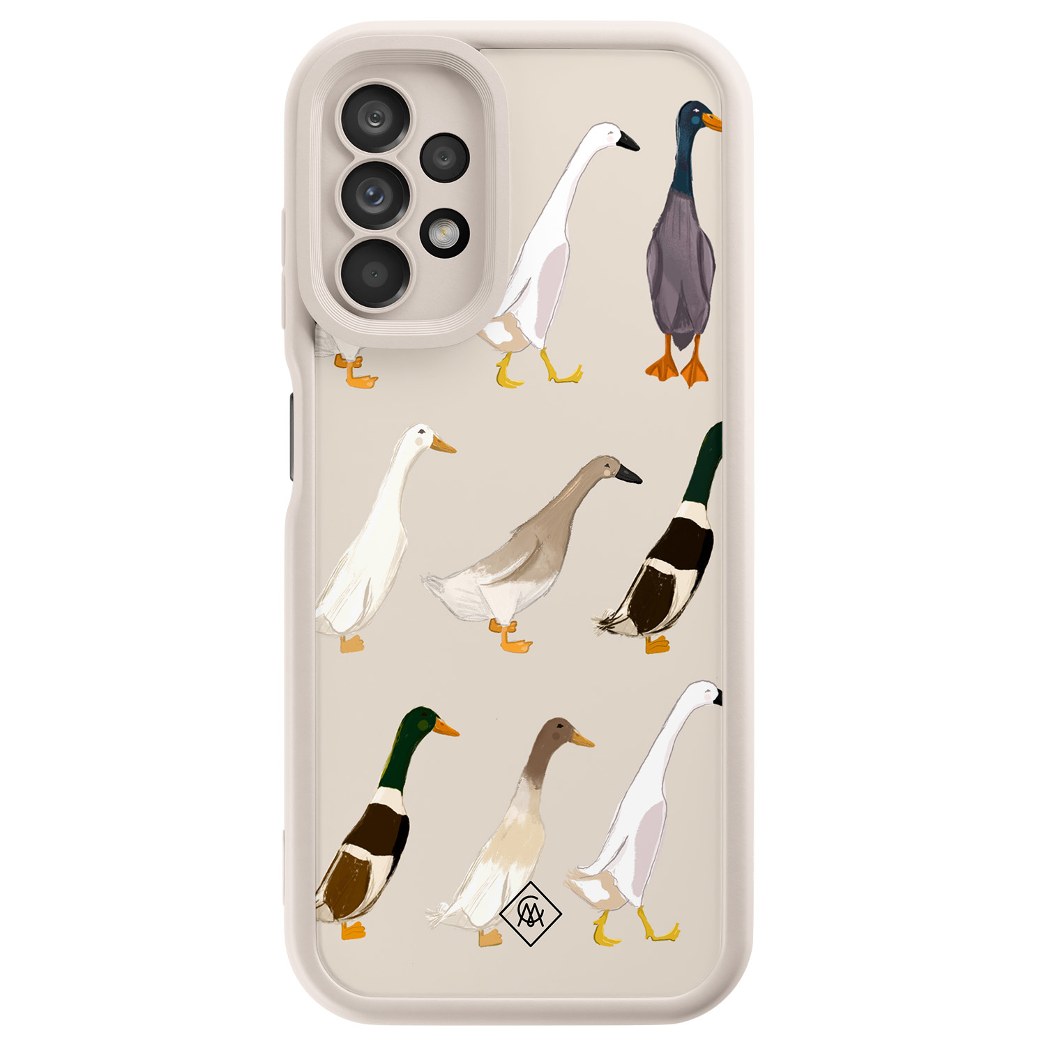Samsung Galaxy A13 4G beige case - Duck life